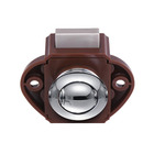 Miniature Serrure Mini Push Lock - Φ20 mm - Entraxe de 36 mm - Chrome N° 0