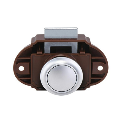 Serrure Large Push Lock - Φ26 mm - Entraxe de 64.5 mm -  Chrome perlé