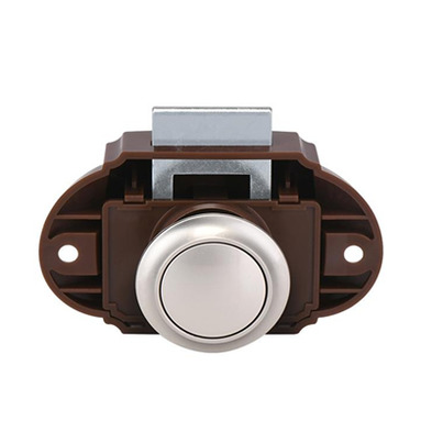 Serrure Large Push Lock - Φ26 mm - Entraxe de 64.5 mm -  Nickel perlé