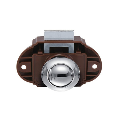Serrure Large Push Lock - Φ26 mm - Entraxe de 64.5 mm -  Chrome
