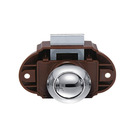 Miniature Serrure Large Push Lock - Φ26 mm - Entraxe de 64.5 mm -  Chrome N° 0