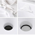 Miniature Pack sanitaire complet : Toilette Premium pivotante à 180° (chasse 12V, système SOG) + Receveur de douche 800 x 700 mm - COTE GAUCHE N° 3