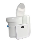 Miniature Pack sanitaire complet : Toilette Premium pivotante à 180° (chasse 12V, système SOG) + Receveur de douche 800 x 700 mm - COTE GAUCHE N° 5