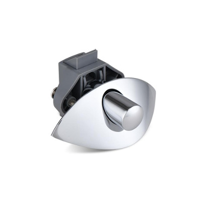 Serrure bouton poussoir - Push Lock - Φ20 mm - Entraxe de  32,5 mm - Chrome 
