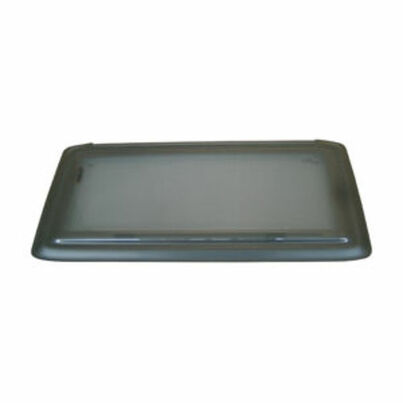 1400 X 670 RF DV RECTANGLE GRIS RAIL ALU + RAIL