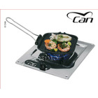 Miniature Plaque de cuisson - 1 FEU - 285 x 320 - INOX - CAN N° 3