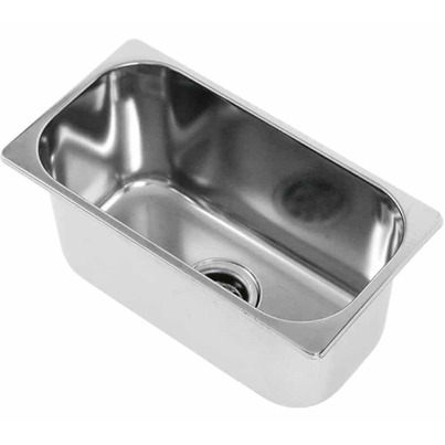CAN Evier rectangulaire inox | 175 x 325 mm