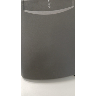 ATTENTION Produit imparfait | Prise extérieure P17 Magnétique 16 A - Capot Gris / Arrière Noir - IP44