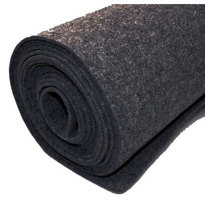 Rouleau de moquette extensible d’habillage en feutrine – 100m² - NOIR