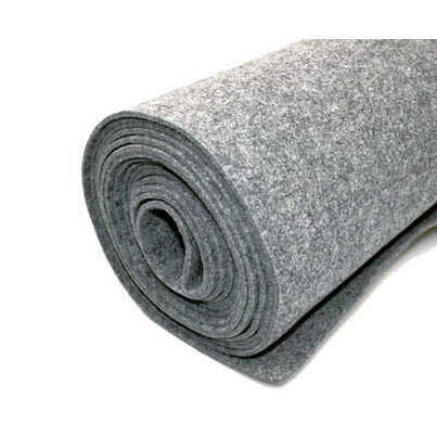 Rouleau de moquette extensible d’habillage en feutrine – 100m² - GRIS CLAIR