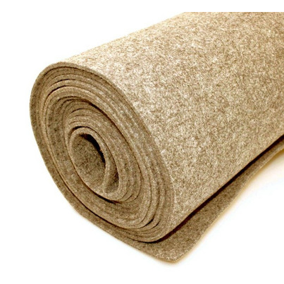 Rouleau de moquette extensible d’habillage en feutrine – 100m² - BEIGE