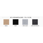 Miniature KIT 4 ÉCHANTILLONS – Moquette extensible d’habillage en feutrine 10 x 10 cm N° 5