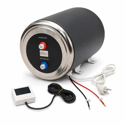 Chauffe-Eau Combiné 12V / 230V ComfortWater 10C (10L) — L'Eau Chaude Bi-Énergie pour Van & Bateau