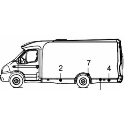 Carénage de roue — Chausson Allegro 83 (2007)