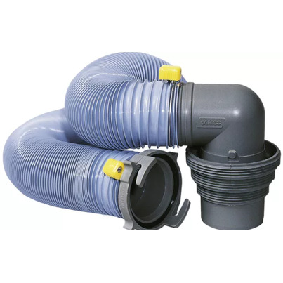 Jeu Complet de Drains 3" (Ø 76,2 mm) avec Tuyau 3m, Adaptateur & Raccords
