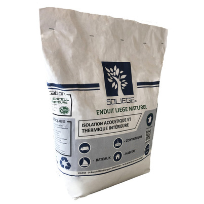 Liège Projeté -  6kg - Isolation Thermique & Phonique — TEINTE NATUREL - SOLIEGE