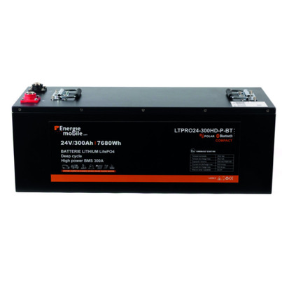 Batterie Lithium LiFePO4 24V 300Ah Polar BT Bac Métal — ENERGIE MOBILE 