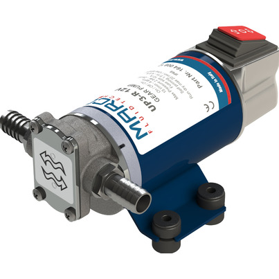 Pompe auto-amorçante à engrenages bronze Marco UP3-R 24V / 15 l/min — Inverseur de flux intégré - MARCO