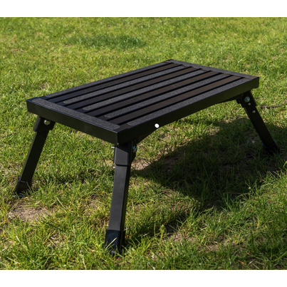 Marche pied acier pliant noir Victoria - HABA