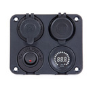 Miniature Mini tableau électrique 12V -  4 modules encastrable - VLT3-PRO-C  - ENERGIE MOBILE N° 0