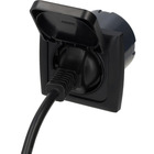Miniature C-Line prise 230V avec couvercle et avec cadre noir - HABA  N° 1