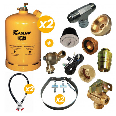 Pack Premium 11 kg double réservoirs GASLOW