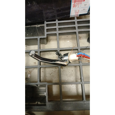 ATTENTION Produit imparfait | ROBINET AC539 Mitigeur chrome avec contacteur longueur de bec 190 mm raccord tétine 10/12mm- COMET