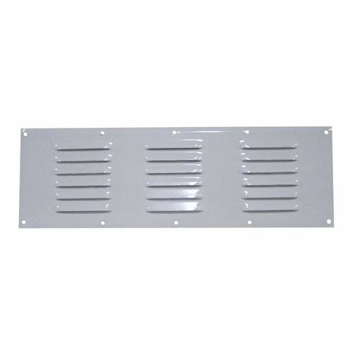 GRILLE ALUMINIUM LAQUE 400X130 BLANC