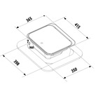 Miniature Evier avec couvercle - 415 x 365 x 195 - INOX - N° 2