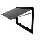 Miniature Baie projetable SQUARE en double vitrage acrylique – 500 X 500 - Store occultant + moustiquaire N° 2