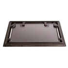 Miniature Baie projetable SQUARE en double vitrage acrylique – 500 X 400 - Store occultant + moustiquaire N° 1