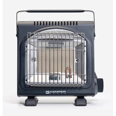 Chauffage à gaz portable à cartouche 1700W avec piézo -  KEMPER