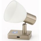 Miniature Spot LED USB-C interrupteur tactile Nickel - CARBEST N° 0