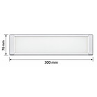 Miniature Panneau LED Ultra-Fin 8mm 12V 8W - 300 X 76 X 8  — Variateur d'Intensité avec Mémoire N° 1
