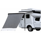 Miniature Panneau Pare-Soleil Sun Blocker DELUX GRIS 600 x 210 MM avec Haubans & Piquets — Compatible Stores Fiamma & Thule N° 0