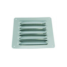 Miniature Grille aération inox 115x127 mm - SANS MOUSTIQUAIRE N° 0
