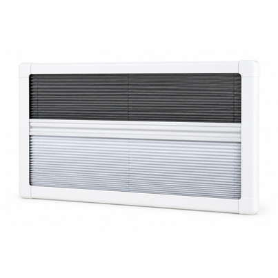 Store Occultant et Moustiquaire 700 x 400 mm Blanc pour Baie RW Style Curved - CARBEST