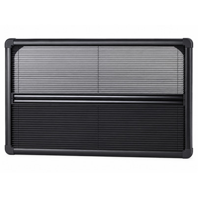 Store Occultant et Moustiquaire 900 x 450 mm Noir pour Baie RW Style Curved - CARBEST