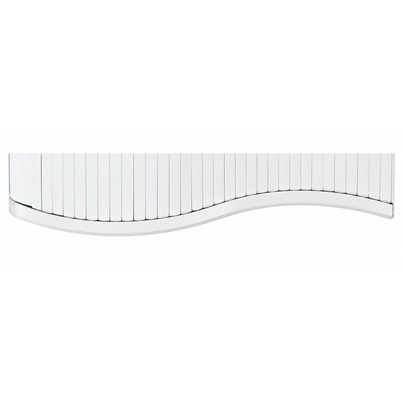 Rail Inférieur PVC Ondulé pour Salle d'Eau / Douche — Challenger 250 VIP (Modèles 2019)