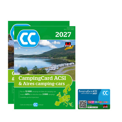 GUIDE CAMPING & AIRES DE CAMPING CAR + CARTE ACSI  - 2027