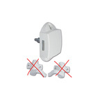 Miniature ATTENTION Produit imparfait | SERRURE PUSH-LOCK BLANCHE AVEC CROCHETS D+G VENDU A L'UNITE N° 1