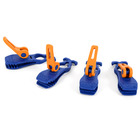 Miniature Pince de serrage à dégagement rapide bleu - Lot de 4 - PEGGY PEG N° 0