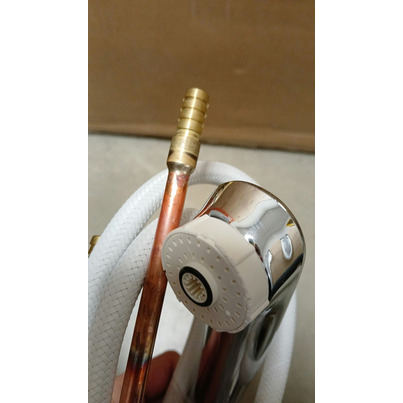 ATTENTION Produit imparfait | ENSEMBLE MITIGEUR + DOUCHETTE ROMA RACCORD TETINE 10/12mm - COMET