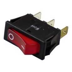 Miniature INTERRUPTEUR 12/24V ROUGE A BASCULE - DOMETIC N° 0 Miniature INTERRUPTEUR 12/24V ROUGE A BASCULE - DOMETIC N° 0