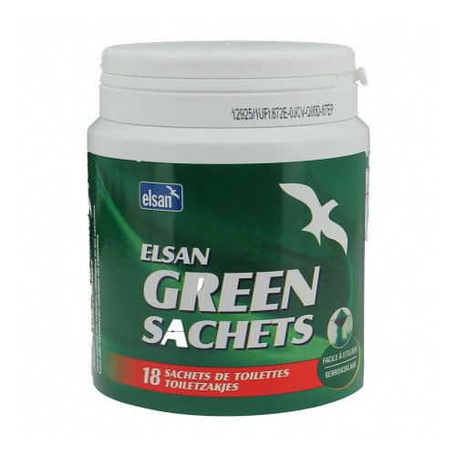 PRODUIT WC ELSAN VERT 18 SACHETS