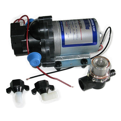 Pompe 12V - 7l/MIN avec filtre et raccord 2095 Trail King - SHURFLO