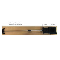 Miniature VANNE DE VIDANGE AVEC TIRETTE LONGUE A DISTANCE 56 cm D 75 mm - FAP N° 1 Miniature VANNE DE VIDANGE AVEC TIRETTE LONGUE A DISTANCE 56 cm D 75 mm - FAP N° 1