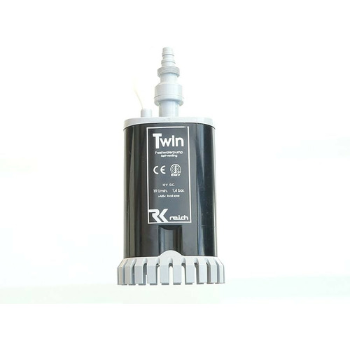 Pompe immergée Twin 12V 19 Litres avec clapet anti retour - REICH