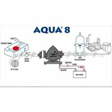 Miniature Pompe à eau Aqua 8 7L Litres minutes 12Volts - FIAMMA N° 1