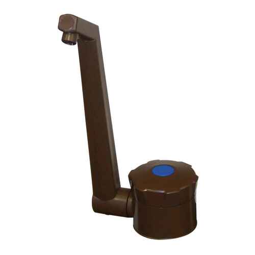Robinet contacteur rabattable marron - COMET